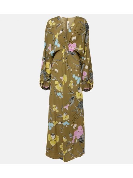 Virágos hosszú ruha Diane Von Furstenberg