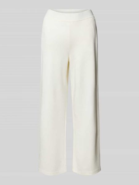 Rozkloszowane spodnie Milano Italy białe