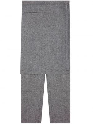 Pantaloni Courrèges grigio