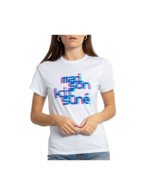 T-shirt Maison Kitsune, biały