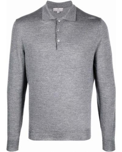 Jersey de punto de tela jersey Canali gris