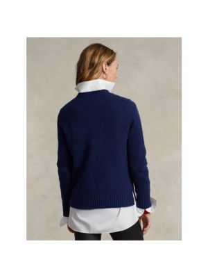 Sudadera de lana de cachemir de tela jersey Polo Ralph Lauren azul
