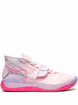 Baskets avec perles Nike rose