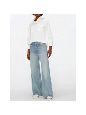 Jeansy relaxed fit 7 For All Mankind niebieskie
