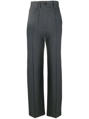 Pantalones de cintura alta See By Chloé gris