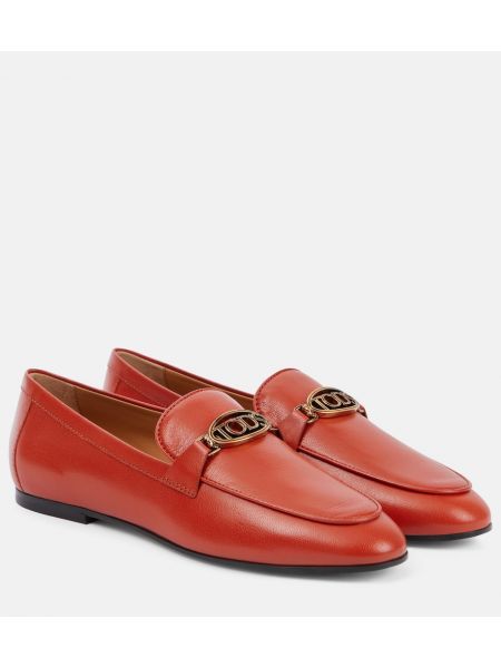 Læder loafers Tod's rød