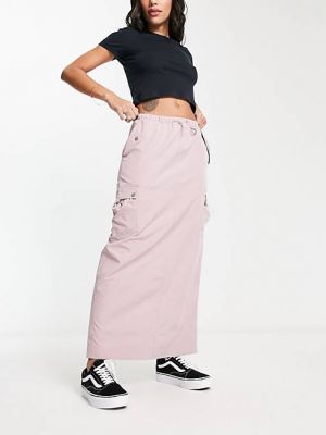 Выцветшая юбка карго с пряжками Emory Park фиолетовая