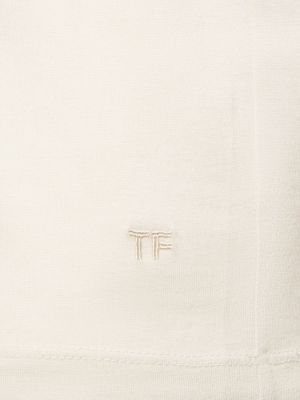 Jersey de algodón de algodón lyocell Tom Ford beige
