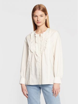 Риза Olsen бяло