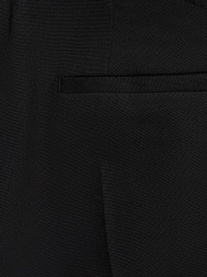 Vlnené klasické nohavice Dion Lee čierna