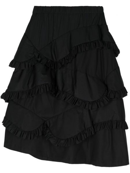 Spódnica bawełniana Noir Kei Ninomiya czarna