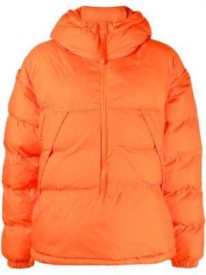Daunenjacke mit reißverschluss mit kapuze Adidas By Stella Mccartney orange