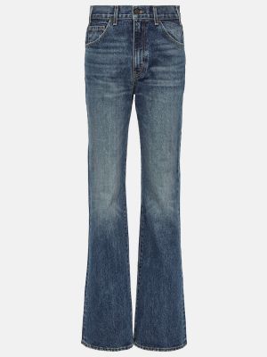 Straight leg jeans a vita alta Nili Lotan blu
