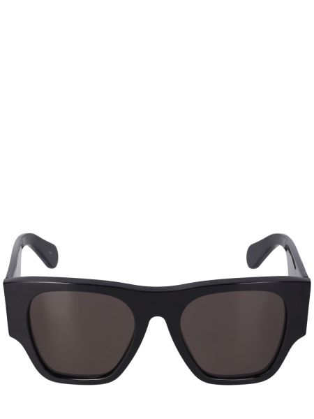 Oversize слънчеви очила Chloé черно