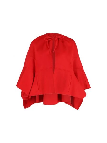 Bluzka wełniana retro Valentino Vintage czerwona