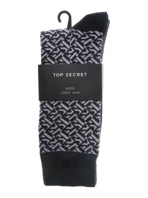 Ponožky Top Secret sivá
