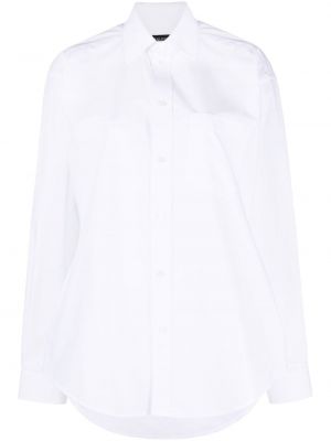 Hemd mit langen ärmeln Balenciaga weiß