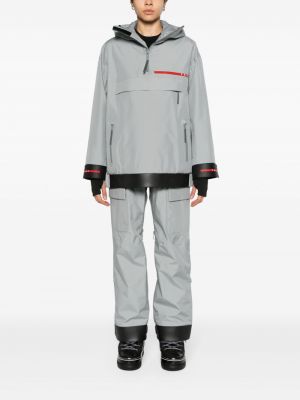 „cargo“ stiliaus kelnės Prada pilka
