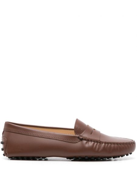 Læder loafers Tod's brun