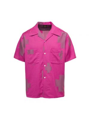 Koszula z krótkim rękawem Needles różowa