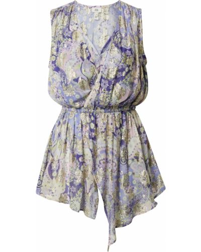 River Island Bluză mov pastel / mov închis / verde deschis / auriu River Island Bluză mov pastel / mov închis / verde deschis / auriu