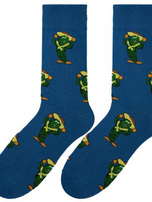 Ponožky Bratex modrá