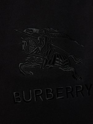 Шорти от джърси Burberry черно