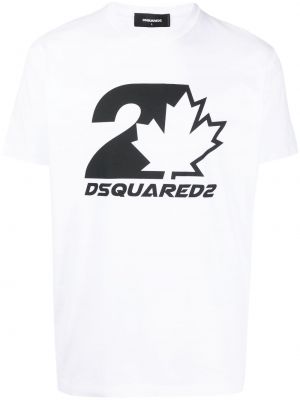 Bavlnené tričko s potlačou Dsquared2