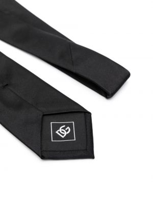 Cravate en soie Dolce & Gabbana noir