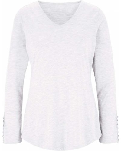 T-shirt a maniche lunghe Linea Tesini By Heine bianco