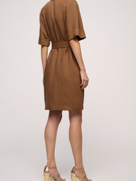 Платье Luisa Spagnoli коричневое