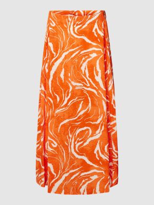 Spódnica Selected Femme pomarańczowa