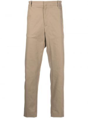 Pantalon chino slim en coton Moncler beige