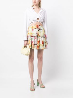 Plisované sukně s potiskem s abstraktním vzorem Acler