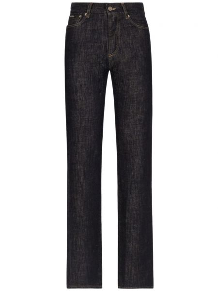 Straight fit jean pantolon Dolce & Gabbana siyah