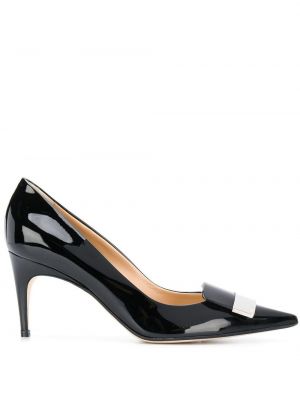 Bue pumps Sergio Rossi svart