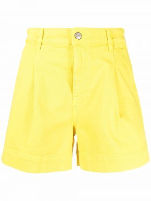 Plisirane kratke hlače P.a.r.o.s.h. žuta