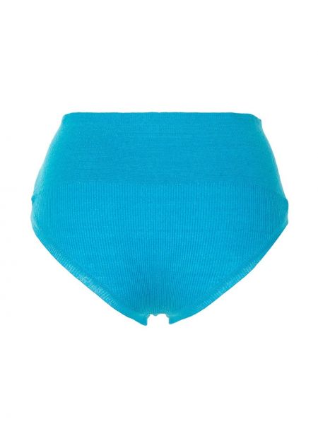 Pantalones culotte de punto Jacquemus azul