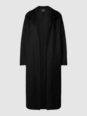 Czarny płaszcz Armani Exchange