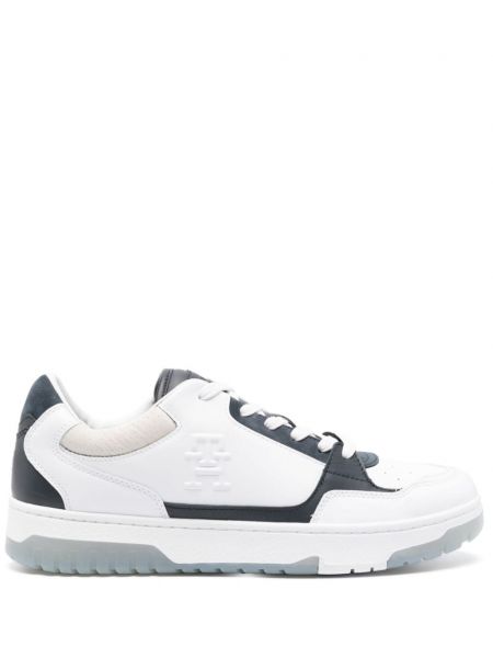 Deri sneaker Tommy Hilfiger beyaz