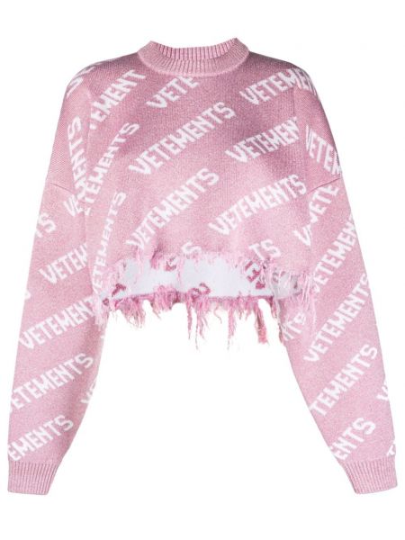 Pullover Vetements pink