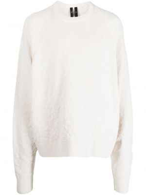 Sweter z długim rękawem Y-3 biały