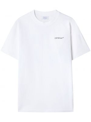 Βαμβακερή μπλούζα Off-white λευκό