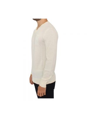 Jersey de lana de tela jersey Ermanno Scervino blanco