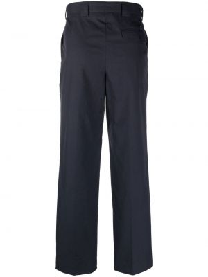 Bavlněné rovné kalhoty Paul Smith modré