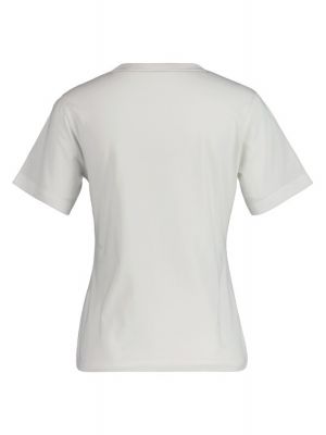 Hímzett póló Gant fehér