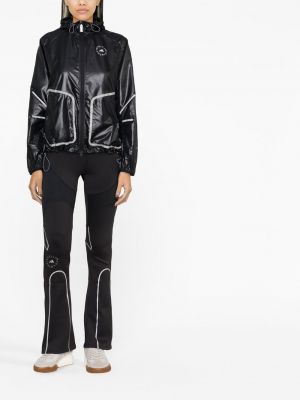 Jacke mit reißverschluss mit kapuze Adidas By Stella Mccartney schwarz