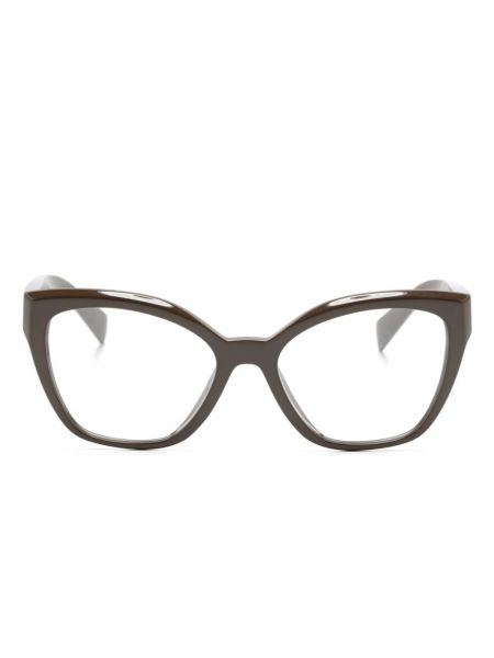 Γυαλιά Prada Eyewear καφέ