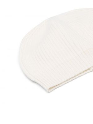 Bonnet en tricot Peserico blanc