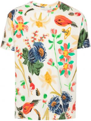 Raštuotas medvilninis marškinėliai Vivienne Westwood smėlinė